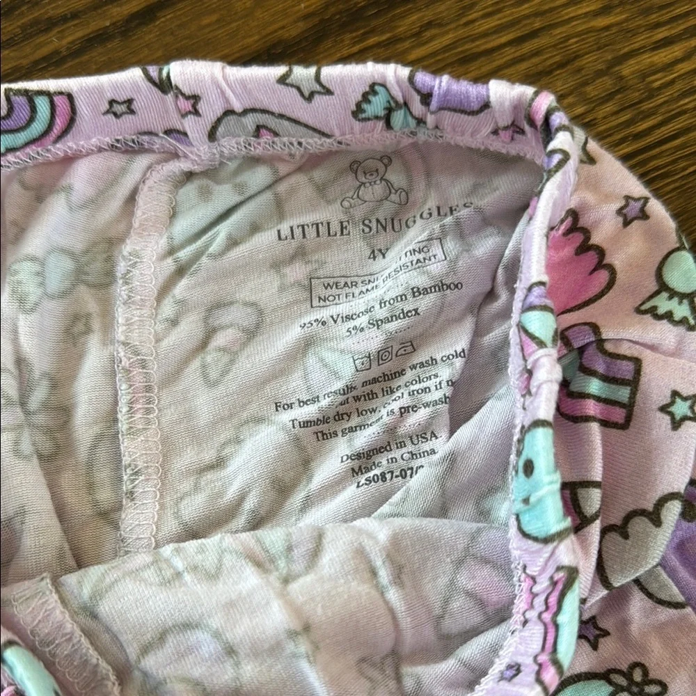 Pastel Ghost and Rainbow Bamboo Pajama Set